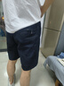 吉普工裝短褲男士夏季五分褲潮流直筒休閑褲子寬松中褲戶外沙灘褲馬褲 黑藍系3 XL 【體重110-130斤】 曬單實拍圖