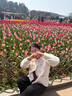 歐時(shí)力OCHIRLY純羊毛小香風(fēng)廓形皮草外套女松弛感2025秋季新品 米白 S 曬單實(shí)拍圖