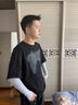 CERBEB冰袖防曬袖冰絲防曬袖套男防紫外線手套女夏釣魚開車騎行戶外套袖 白色（2雙裝） 曬單實(shí)拍圖