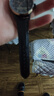 海鷗（SEAGULL）手表 竹節(jié)紋皮帶 機(jī)械表牛皮表帶 22#黑色皮帶[鋼色蝴蝶扣]  曬單實(shí)拍圖