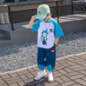 木木屋哪吒衣服兒童套裝夏裝2025新款洋氣國潮風(fēng)男童短袖T恤夏季兩件套 哪吒款 130 建議7~8歲【120-130】cm 曬單實(shí)拍圖