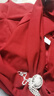 妙妙禧敬酒服新娘2025新款紅色回門服訂婚衣服女禮服裙結(jié)婚當天便裝顯瘦 紅色 XL 曬單實拍圖