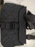 墨一斜挎包戶(hù)外騎行包潮牌簡(jiǎn)約休閑通勤單肩包男士機能郵差包菱格挎包 黑色 曬單實(shí)拍圖