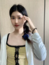 BOEAY黑曜石綠檀木女生手鏈女士輕奢高端手鐲串生日禮物女生送老婆首飾 6mm-黑曜石綠木檀手串 曬單實(shí)拍圖