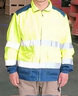 代爾塔 防寒服反光熒光夾克工裝褲 輕便舒適 安全服衣服 安全交通 戶(hù)外通勤  404012 熒光上衣(404012) XL 曬單實(shí)拍圖
