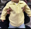 巴拉巴拉童裝嬰兒毛衣兒童冬季打底衫寶寶羊毛衫開(kāi)衫保暖男童女童針織開(kāi)衫 綠色調00444 120 cm 曬單實(shí)拍圖