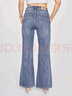 Lee【張凌赫代言】25新品427標準高腰喇叭中藍色女牛仔褲休閑潮流 中藍色 25 曬單實(shí)拍圖