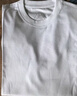 拇指白小T【李小冉】二代長(cháng)袖t恤男升級三防2025秋冬純棉打底衫男白T白小丅 三防長(cháng)T女款 白色 2XL 曬單實(shí)拍圖