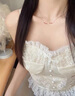 迪后（Dirholl）輕奢侈品瑪瑙項鏈女士手鏈吊墜首飾情人節生日禮物送女友老婆 上岸錦鯉項鏈 曬單實(shí)拍圖