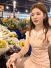 鏡莎新中式連衣裙子女2025年夏季新款改良旗袍氣質(zhì)收腰顯瘦短袖中長(cháng)裙 粉色 均碼 可備注碼數 曬單實(shí)拍圖