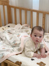 貝谷貝谷嬰兒被子兒童夏涼被夏季薄款竹棉紗布蓋毯幼兒園空調被寶寶被子 美人魚(yú) 竹棉紗布被 7A抑菌 120*150cm 曬單實(shí)拍圖