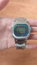 卡西歐（CASIO）【送禮物】男表G-SHOCK東京暮色小方塊金銀磚太陽(yáng)能運動(dòng)電子腕表 GMW-B5000PC-1PRT新一代炫彩銀磚 曬單實(shí)拍圖