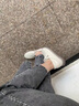 CFCW品牌軟底小白鞋女2025新款百搭內(nèi)增高女鞋單鞋時尚舒適休閑板鞋 增高款5厘米 34 曬單實拍圖