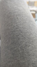 浪莎秋衣秋褲男100%純棉保暖內衣男套裝秋冬圓領印花薄款全棉毛衫打底 雪花灰【純棉抑菌】六邊形印花 XL/175 曬單實拍圖