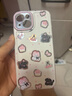 派欽適用于蘋果15/14手機殼iPhone13/12/11軟殼xs/xr簡約6/7/8p手機殼 彩線小狗-磨砂透白 蘋果15 曬單實拍圖