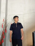 AQUASCUTUM/雅格獅丹2025春夏男士商務(wù)休閑翻領(lǐng)短袖POLO衫 皇家藍 XL 曬單實(shí)拍圖