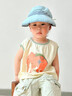 奇沛兒（QIPEIER）寶寶遮陽(yáng)帽子夏季出游兒童防曬帽男女童空頂鴨舌帽速干透氣漁夫帽 藍色-summer 建議10個(gè)月-3歲頭圍45-50cm 可調節大小 曬單實(shí)拍圖