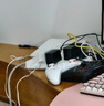 達(dá)爾優(yōu)H100輕量化無(wú)線(xiàn)手柄類(lèi)Xbox布局 Steam原神雙人成行雙影奇境怪物獵人荒野switch電腦明末淵虛之羽 氣透黑（三模RGB）接收器+超輕傘繩數(shù)據(jù)線(xiàn) 曬單實(shí)拍圖
