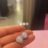 薇施妮（WEISHINI）時尚精致超閃銀色鋯石水滴型耳釘s925銀針個性小眾設(shè)計(jì)感氣質(zhì)耳環(huán) 銀色-鋯石水滴型耳釘A14-304 曬單實(shí)拍圖