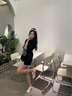百田森女士休閑鞋德訓鞋女2025新款一腳蹬運動(dòng)鞋軟底不累腳女鞋 白色/寶石紅 36 (230mm) 曬單實(shí)拍圖