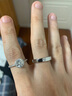 莫桑石一克拉鉆戒情侶對戒純銀一對求結婚仿真鉆石戒指婚戒送女友 女戒璀璨星云1克拉男戒10分對戒 默認發(fā)活口可調節 曬單實(shí)拍圖