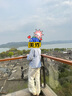 太平鳥(niǎo)【通勤系列】【涼感】高腰闊腿牛仔褲2025年夏洗水寬松直筒牛仔褲 牛仔米白 L 曬單實(shí)拍圖