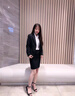 匆蒙西服女小西裝外套職業(yè)裝學(xué)生面試正裝職員酒店銀行氣質(zhì)修身工作服 曬單實(shí)拍圖