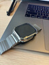 拓思曼iwatchs10蘋果手表殼膜一體保護殼適用于Apple Watch9/8/7/6/SE2代全包防摔防刮花亮面PVC保護套殼 銀色(亮面) S10 46mm(10代) 曬單實拍圖