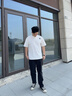GXG男裝 【三防】寬松錐形西裝褲通勤男休閑褲長(cháng)褲 2025夏季新品 黑色 2XL (33) 曬單實(shí)拍圖