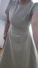 GARNUO法式赫本風(fēng)黑色連衣裙子女夏季2025新款高級感禮服裙氣質(zhì)收腰長(cháng)裙 綠色【短袖長(cháng)款】 XL 【121-135斤】 曬單實(shí)拍圖