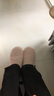 內泊【羊毛超保暖】乳膠棉鞋冬季全包跟防臭室內舒適家居棉拖鞋女粉38 曬單實拍圖