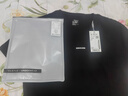 利郎輕時(shí)尚男裝【柔爽絲光棉】T恤男LOGO印花純棉短袖打底衫Q4QNY203 黑色 L (175) 曬單實(shí)拍圖