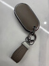 索飾高檔奔馳羊皮鑰匙套適用E300l S級c260ls400邁巴赫GLC300l EQS 山羊皮【皮帶扣】 質(zhì)感灰 曬單實(shí)拍圖