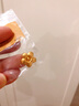 悠萊黃金小金花項鏈999足金花朵吊墜蹦迪珠項圈折枝若若鎖骨鏈送女友 單個(gè)小花吊墜 約1.4g 曬單實(shí)拍圖
