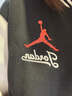 Jordan耐克AJ童裝男童春季夾克外套Nike兒童棒球服上衣  正黑色 曬單實(shí)拍圖