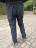 保羅森奈（POLUOSENA）夏季薄款冰絲高彈中年爸爸褲子男速干中老年男褲松緊腰老人裝休閑 【高彈冰絲】-藏藍(lán)色 4XL【2.9-3.0尺 推薦150-170斤】 曬單實(shí)拍圖