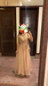 鉑朗尼奧禮服女宴會(huì )晚禮服高檔小個(gè)子 微胖香檳色晚禮服高端輕奢小眾成人 A長(cháng)款香檳色 綁帶 M 曬單實(shí)拍圖