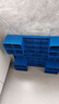 塑料托盤(pán)九腳叉車(chē)工業(yè)貨架防潮墊板倉庫卡板地臺地墊平板 【平板四腳新料60*60*12cm】 曬單實(shí)拍圖