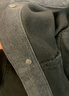 卡賓（CABBEEN）【字母刺繡】男裝牛仔夾克外套2024秋冬新款寬松上衣潮流街頭 煤黑色01 M /170/48 曬單實拍圖