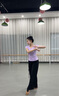 酷系舞蹈服女成人棉T恤現代舞上衣老師芭蕾舞中國舞練功服短袖 淺蘭花色 XL 曬單實(shí)拍圖