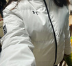 安德瑪（Under Armour）【熱力羽絨】男女大童連帽羽絨服休閑運(yùn)動兒童保暖外套244206174 白色 170 曬單實(shí)拍圖