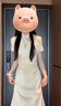 乖甜星小個子連衣裙子女2025夏季新款氣質(zhì)新中式國風(fēng)改良旗袍年輕款長裙 杏色 S 【建議80-90斤】 曬單實(shí)拍圖