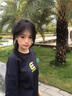 京多夢(mèng)國潮牌美式女裝字母印花純棉短袖T恤女士夏季寬松慵懶風(fēng)學(xué)生上衣 藏青色 M (80-100斤） 曬單實(shí)拍圖