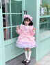迪士尼（Disney）女童洛麗塔公主裙新款小女孩洋氣連衣裙春秋兒童蘿莉夏季長袖裙子 粉紅色長袖（無頭箍） 80 建議身高75—80cm 曬單實拍圖