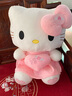 吉吉熊hellokitty凱蒂kt貓公仔玩偶貓咪毛絨玩具抱枕情人節女友生日禮物 粉色天使kt貓 55cm 曬單實(shí)拍圖