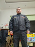 杜漢（DUHAN）摩托車騎行服套裝四季通用機車服防風(fēng)保暖防摔騎行夾克賽車服男 黑色套裝 L 曬單實拍圖