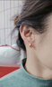 乾朔5G黃金圓環(huán)耳圈999足金ins風(fēng)時(shí)尚光面圓餅耳扣耳環(huán)送女友禮物 足金耳圈單只約1.05g 曬單實(shí)拍圖