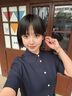 TOMMY HILFIGER25新款夏季女裝休閑通勤系帶收腰顯瘦條紋襯衫裙連衣裙03906 藏青色DW5 S (34) 曬單實(shí)拍圖