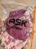 ASK JUNIOR滿(mǎn)印花朵公主裙女童夏時(shí)髦蝴蝶結領(lǐng)時(shí)尚潮流兒童裙子 紫色 120 曬單實(shí)拍圖