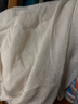 九寸陽光披肩圍巾女棉麻手感西北新疆沙漠度假風法式復古純色防曬披肩 米白色 180*130 曬單實拍圖